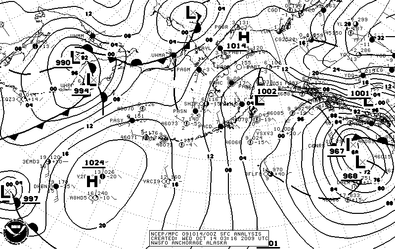 surface map from approximate time of photos. Surface map from approximate time of photos.